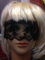 lace mask black